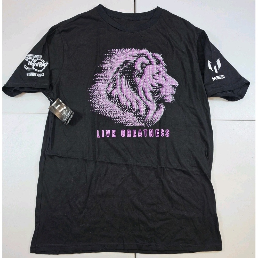 Hard Rock Cafe Buenos Aires Messi 50th Anniversary Limited T-shirt Size Large